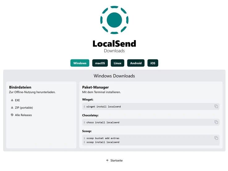 Open Source Tool for Data Transfer Between Android, Mac, Windows