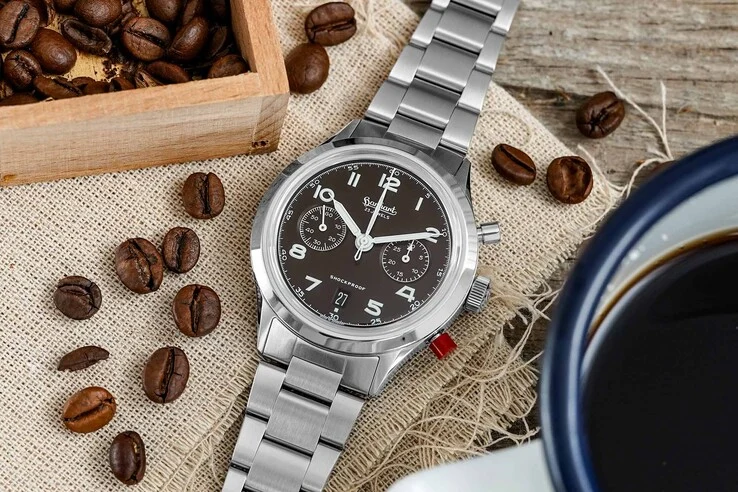 Hanhart Unveils 417 ES Mocha Flyback Date with Brown Dial