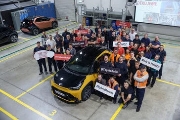 Toyota Aygo X Hybrid Begins Production in Kolin, BEV Coming Soon