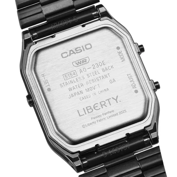 Casio x Liberty London AQ-230: Vintage-Inspired Watches Unveiled