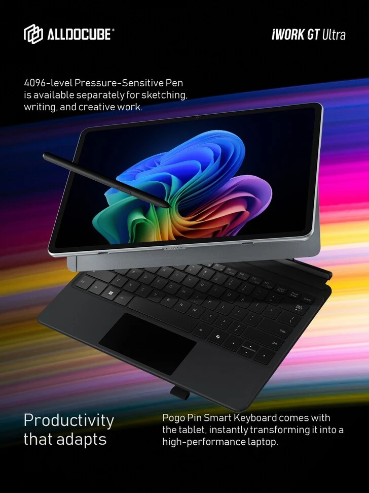 Alldocube iWork GT Ultra: A Lighter Surface Pro 10 Rival