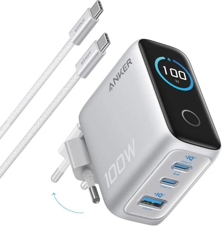 Anker Launches Compact Charger with Display in New Countries