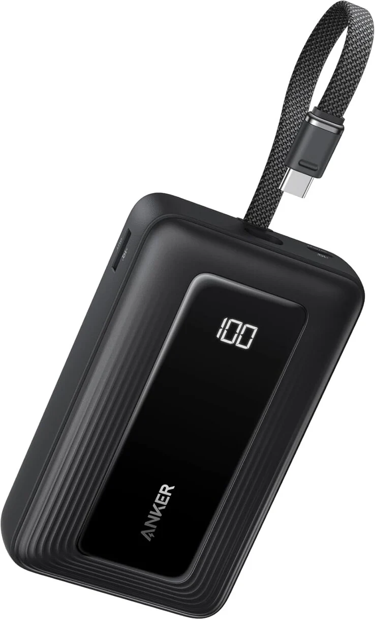 Anker Unveils Upgraded Power Bank with Built-In Cable