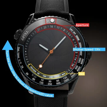Limited Edition Camera One Watch for Photographers: Variable Aperture