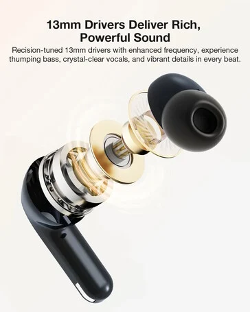 BlitzWolf BW-FYE17: 4 Wireless Earbuds with Charging Case for $26