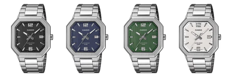 Casio Launches MTP-B195 Watches with Stylish Metal Bezels