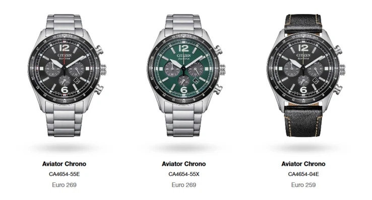 Three New Citizen Eco-Drive Watches with Telemeter Bezels Released