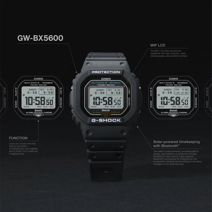 Casio G-Shock GW-BX5600 MIP LCD Watches Now Available for Pre-Order