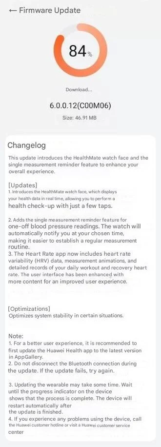 Huawei Smartwatch Update: New Blood Pressure Feature Added