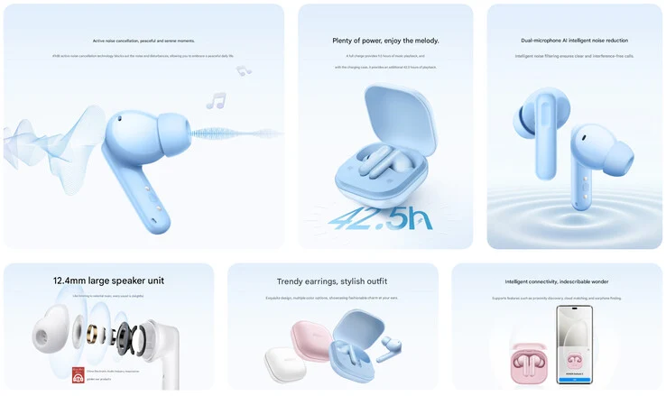 Affordable Honor Earbuds S: 42.5 Hours Battery & 49 dB ANC