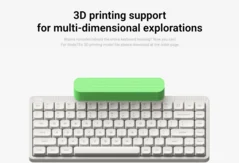 NuPhy Node75 Wireless Keyboard with Touch Bar and Desk Mats Pre-Order