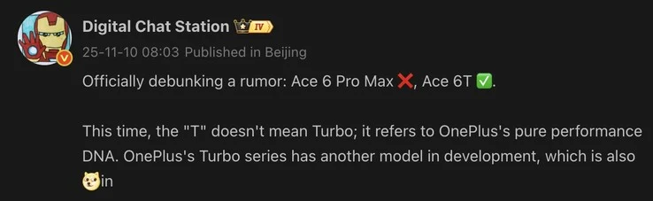 OnePlus Ace 6T: 'Pro Max' Model Dismissed, New Colorway Rumored