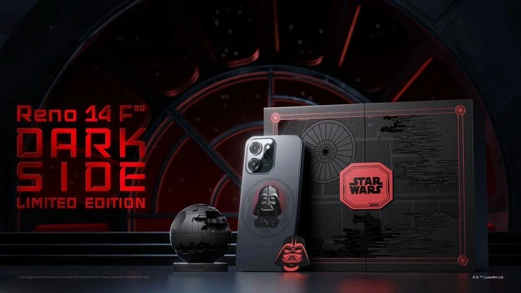 Oppo Reno14 F Star Wars Edition: New Design & Mini Death Star