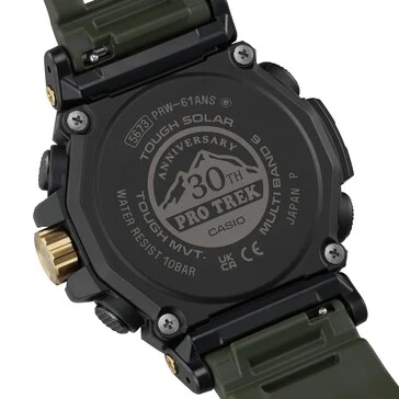 New Casio Pro Trek 30th Anniversary Watches with Gold Accents