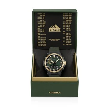 New Casio Pro Trek 30th Anniversary Watches with Gold Accents