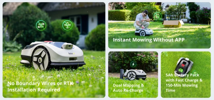 New RoboUP Raccoon 2 SE Robot Mower Priced from $299