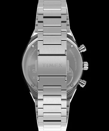 New Timex Stainless Steel Chronograph with Snoopy Sub-Dials