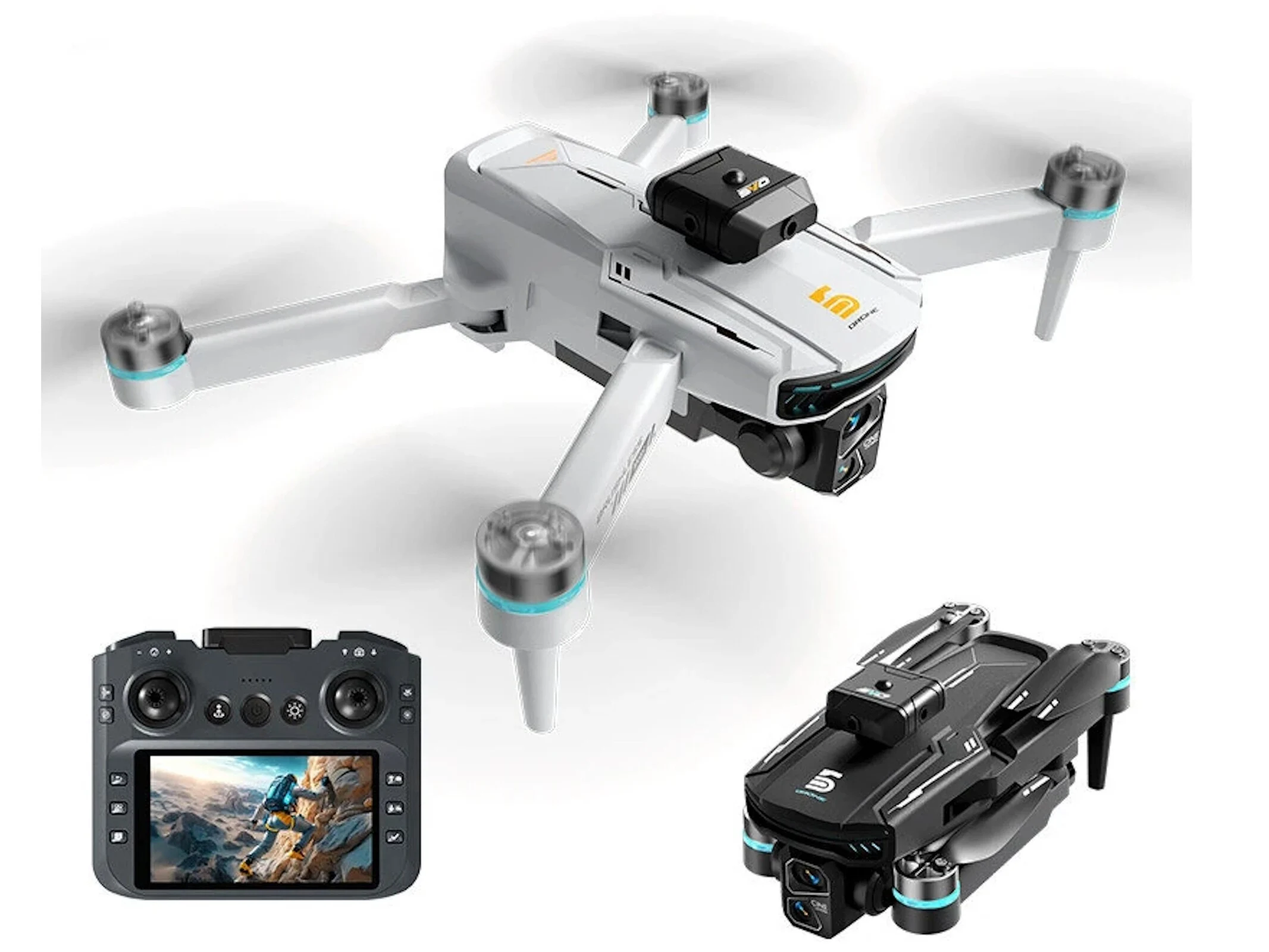 ZHRC Z105: Budget-Friendly Beginner Drone with Display Remote $60