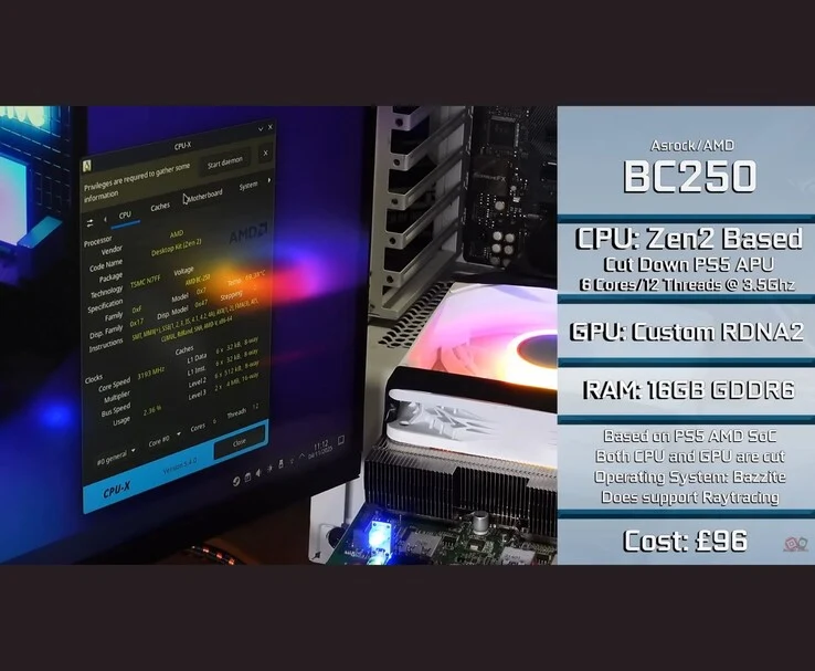 Transform PS5 AMD BC250 Board into $120 Linux Gaming PC