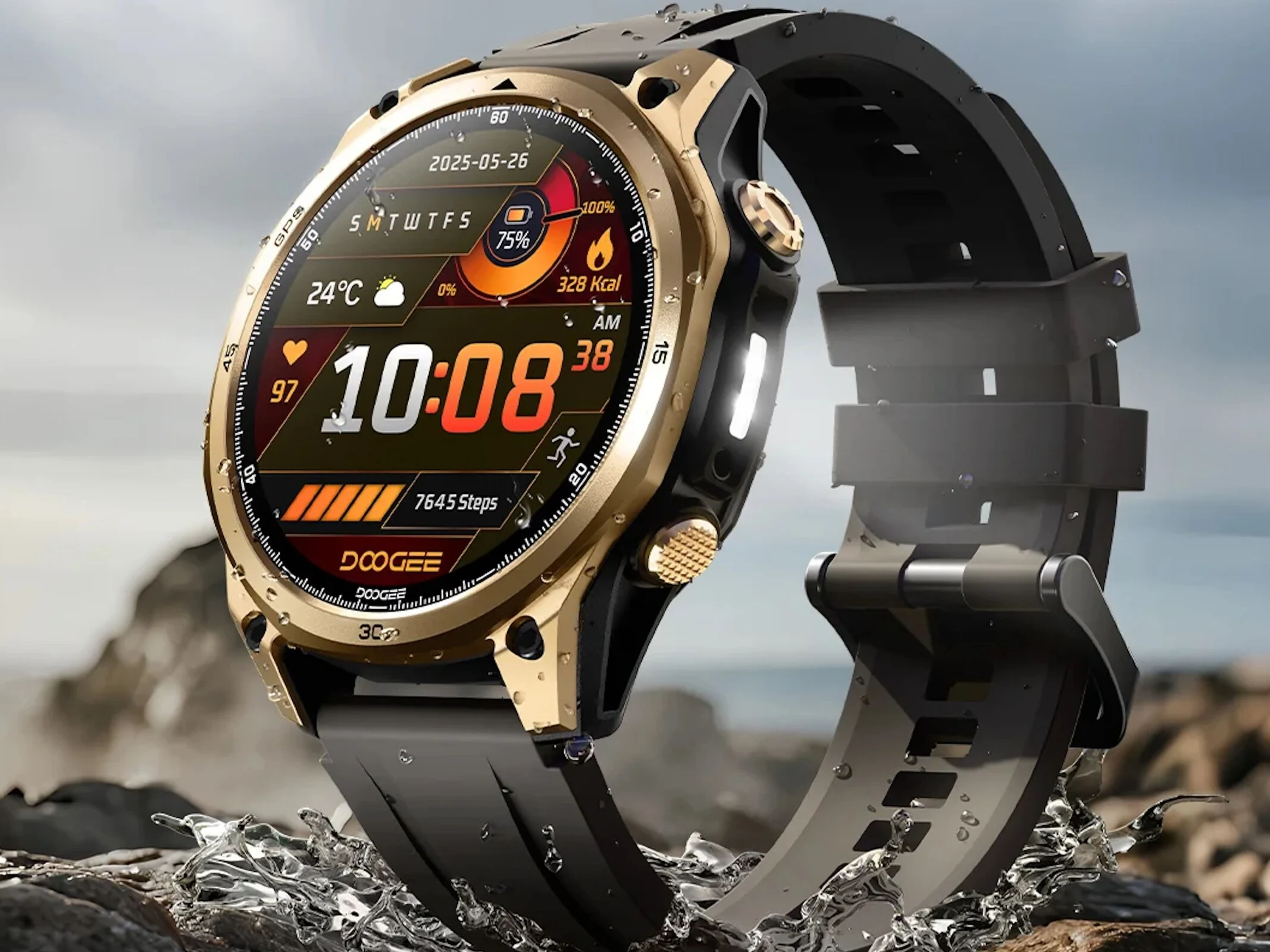 Doogee Launches Budget Waterproof AMOLED Smartwatch with Navigation