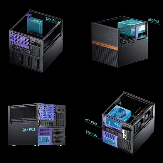 Jonsbo N6 NAS Chassis: 9 Hot-Swap 3.5-Inch Drive Slots Available