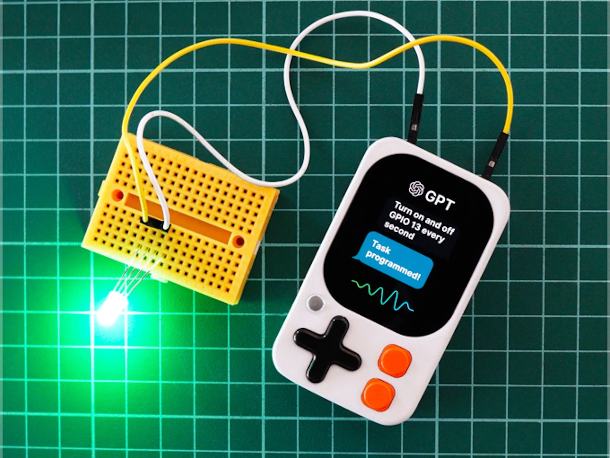 Kode Dot: Handheld Touchscreen Device for Hobbyists with Wi-Fi