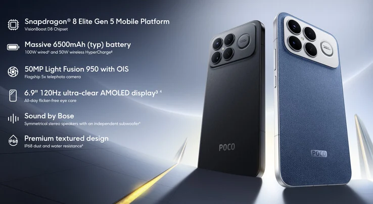 Xiaomi Launches Poco F8 Ultra at $729 to Compete with Snapdragon 8
