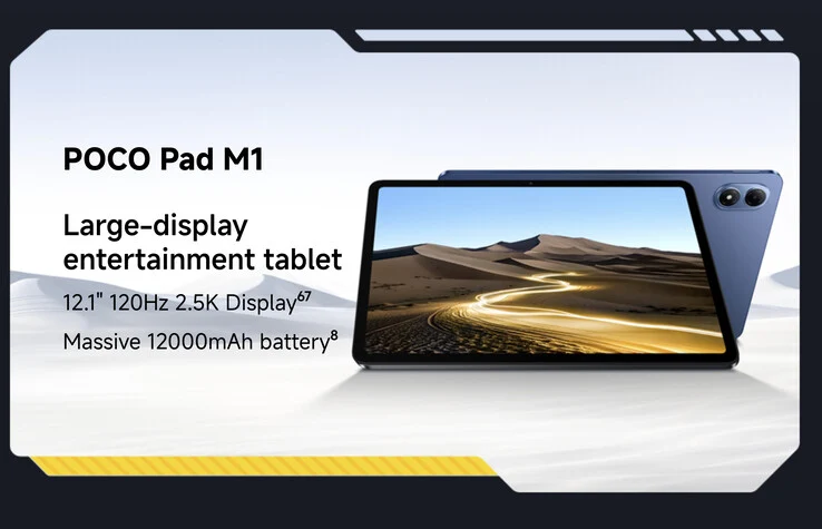 Xiaomi Poco Pad M1 Global Launch: 120Hz Display & 12,000mAh Battery