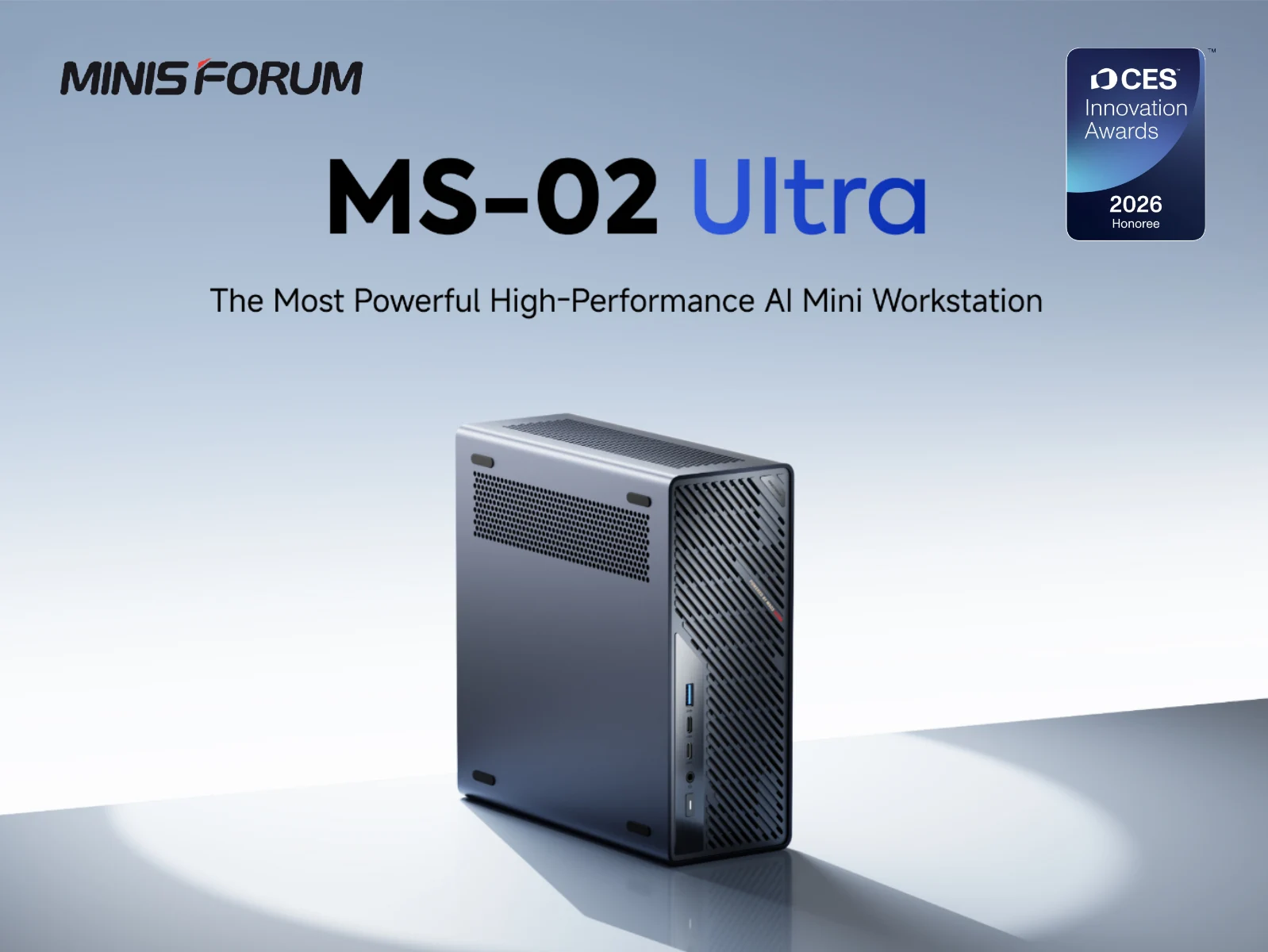 Minisforum MS-02 Ultra: New Mini-PC Details & CES 2026 Honoree