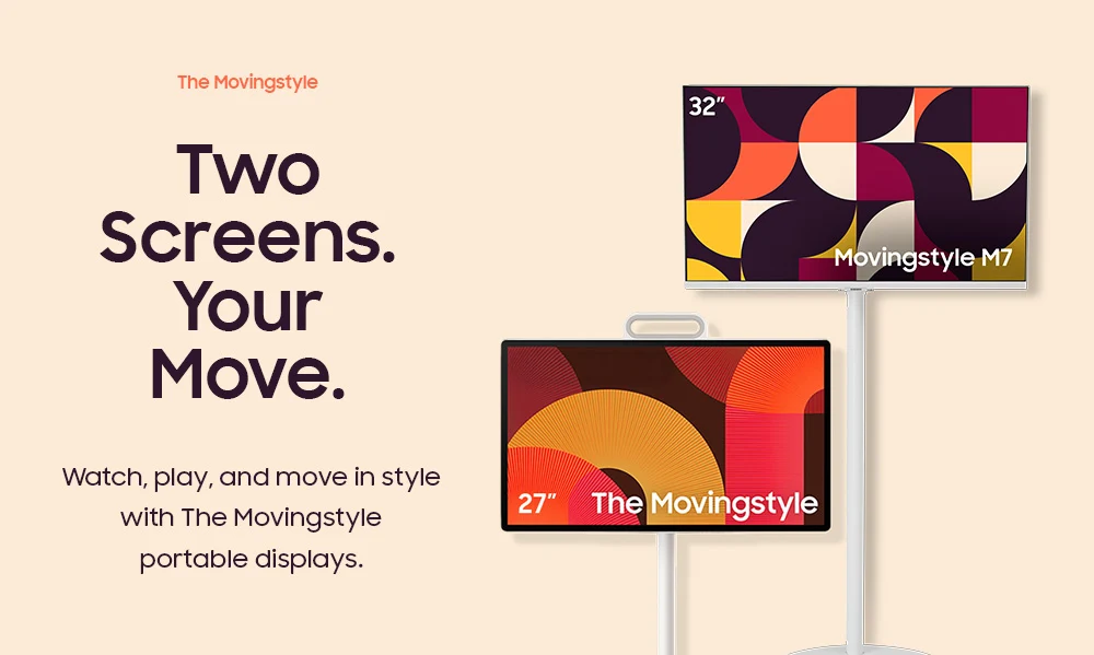 Samsung 27-Inch Movingstyle Portable Monitor Now Available Globally