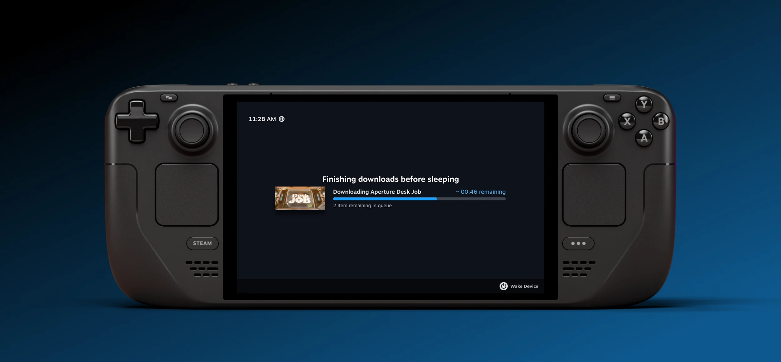 Steam Deck Update: New Low-Power Mode Enables Background Downloads