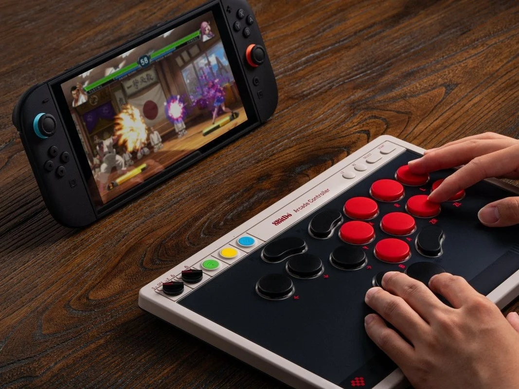 8BitDo Arcade Controller Transparent Edition Available on Amazon for $94.99