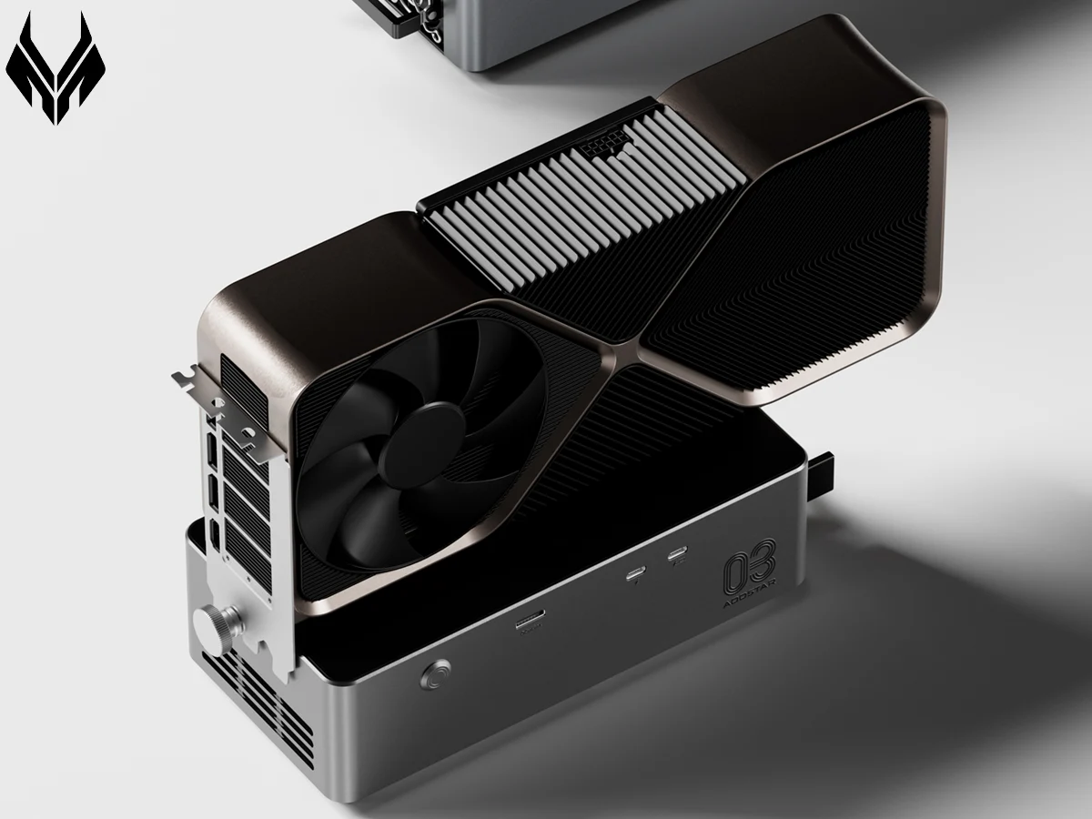 Aoostar AG03 eGPU Dock Launches with OCuLink and 80 Gbps USB4