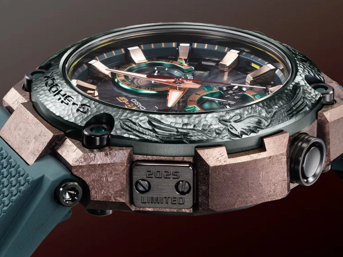 Limited Edition Casio MRG-B2000 Watch with Hand-Engraved Bezel UK