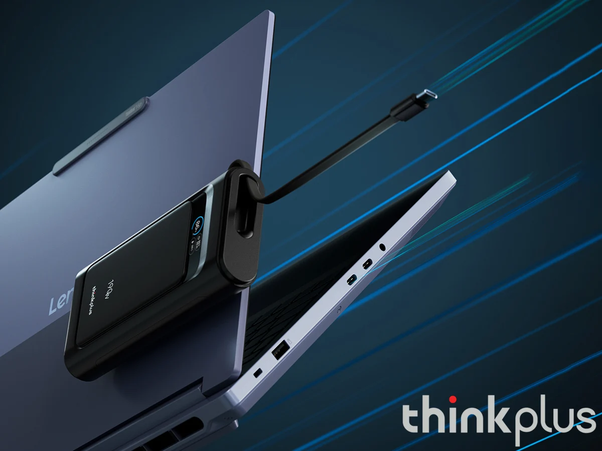 Affordable Lenovo ThinkPlus 190W Power Bank with Built-in Cable