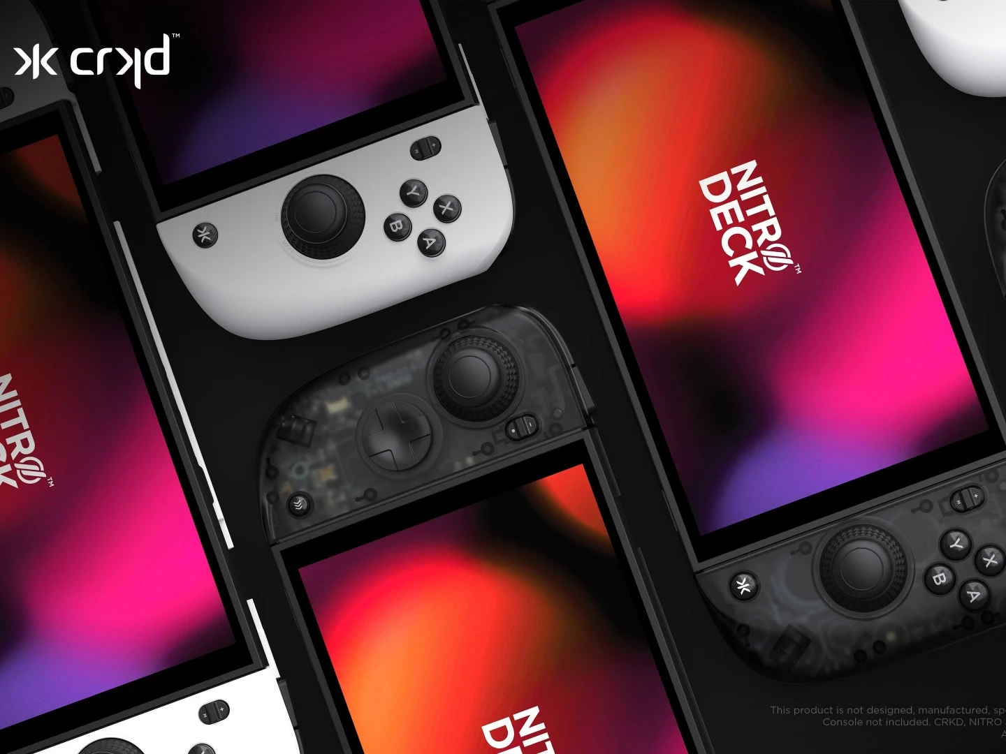 CRKD Nitro Deck 2 for Nintendo Switch 2: Backward Compatible & PC Support