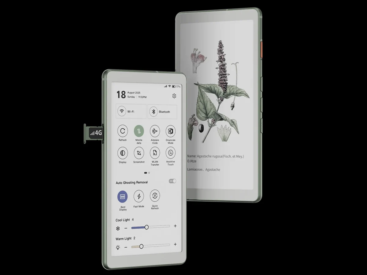 Viwoods Unveils New Color E Ink Android eReader with SIM Support