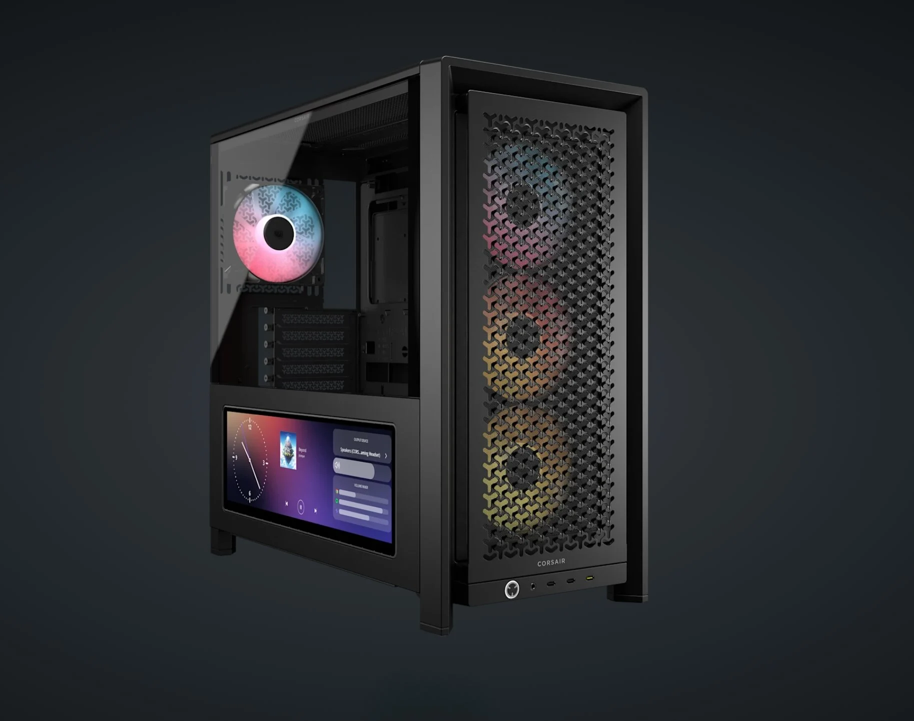 Corsair 4000D LCD: New Mid-Tower PC Case with 14.5″ Touchscreen