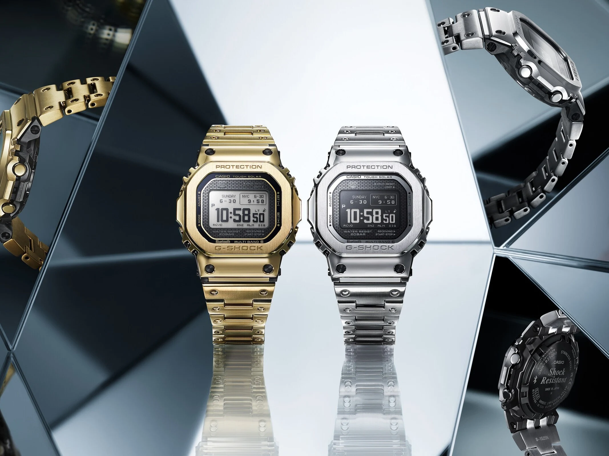 Casio GMW-BZ5000 Solar-Powered Metal Watches Now in the US