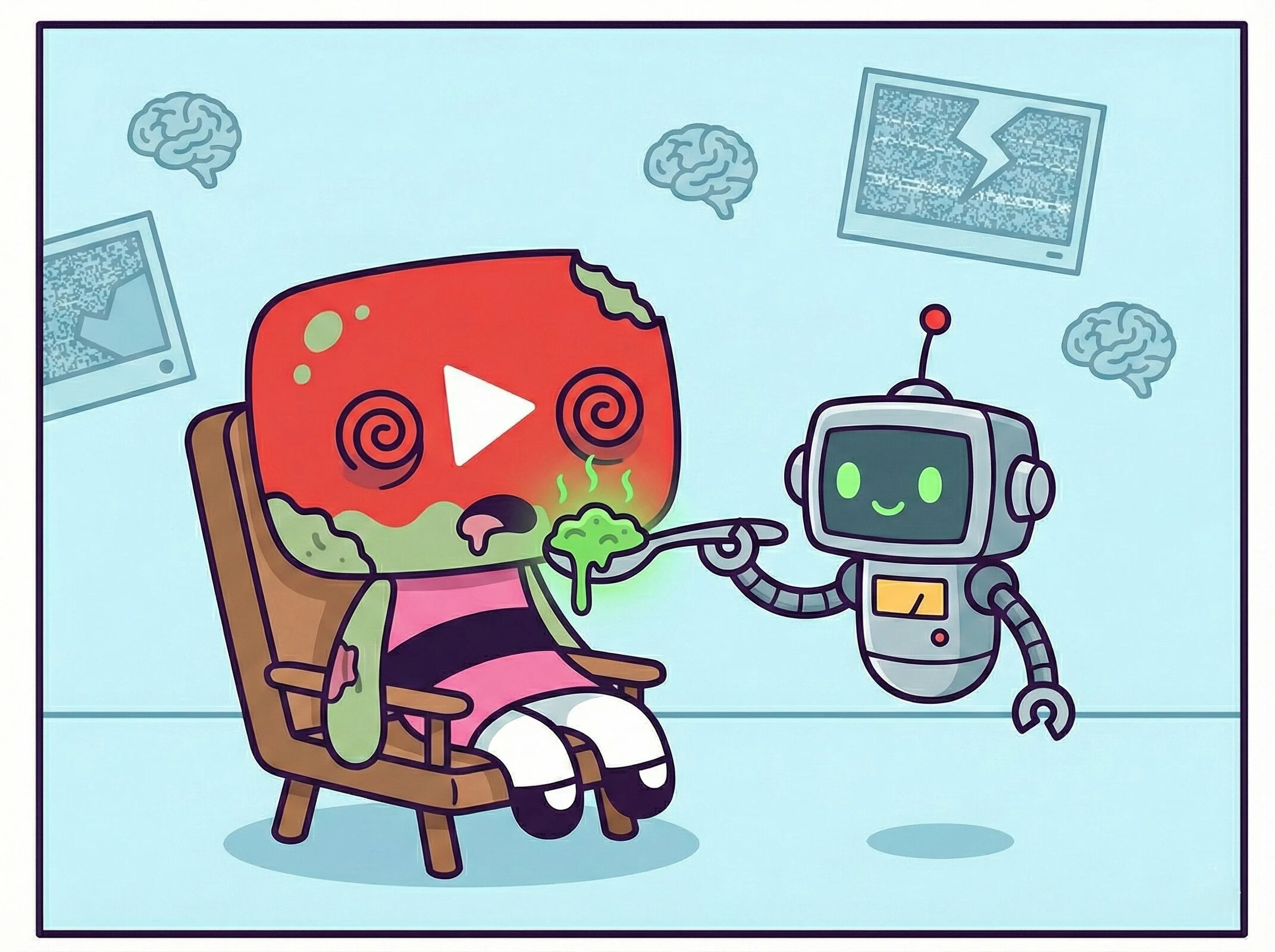 The Rise of AI Slop and Brainrot in YouTube Shorts