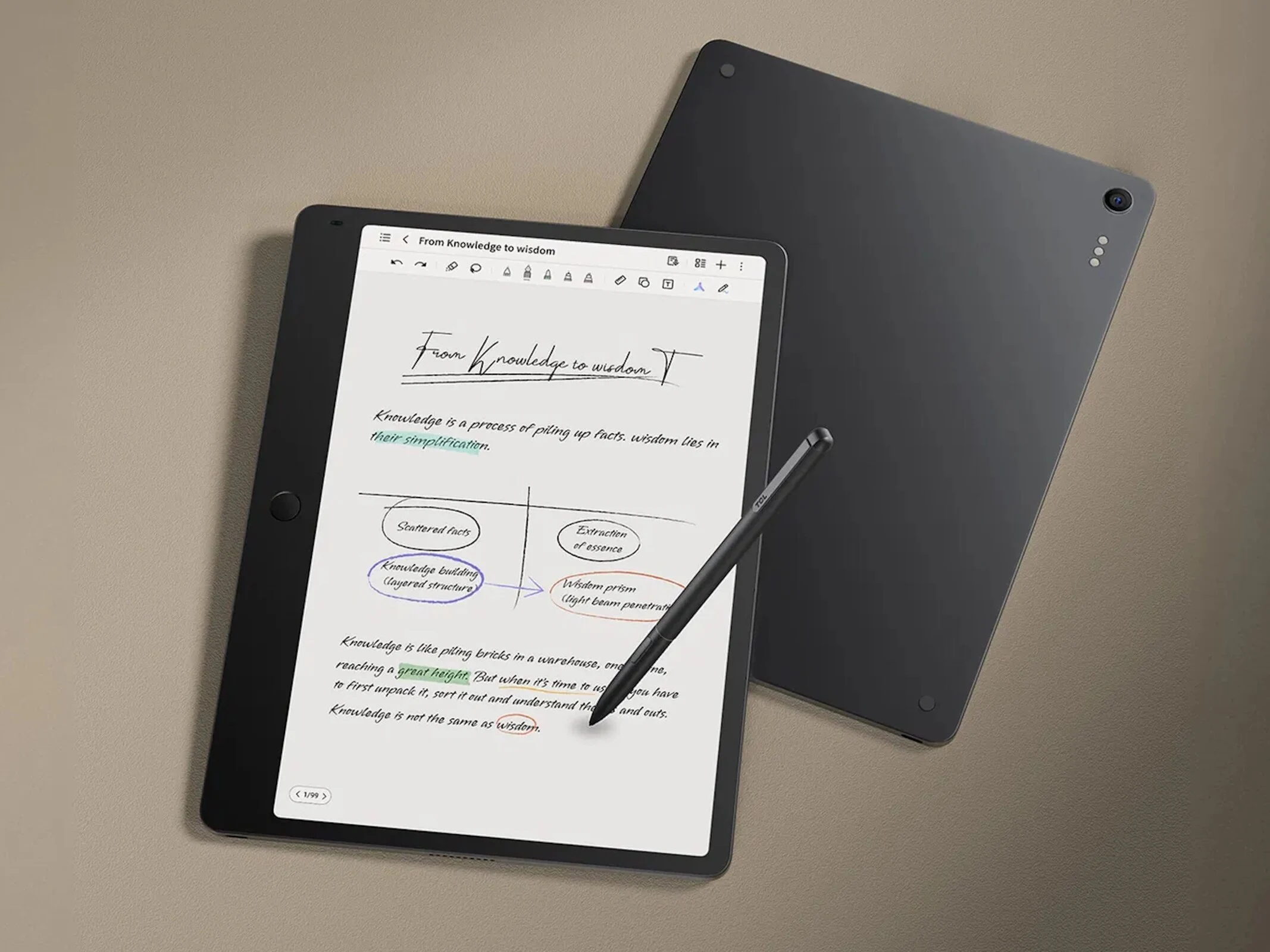 TCL Note A1: Eye-Friendly Tablet with NxtPaper Display and Stylus
