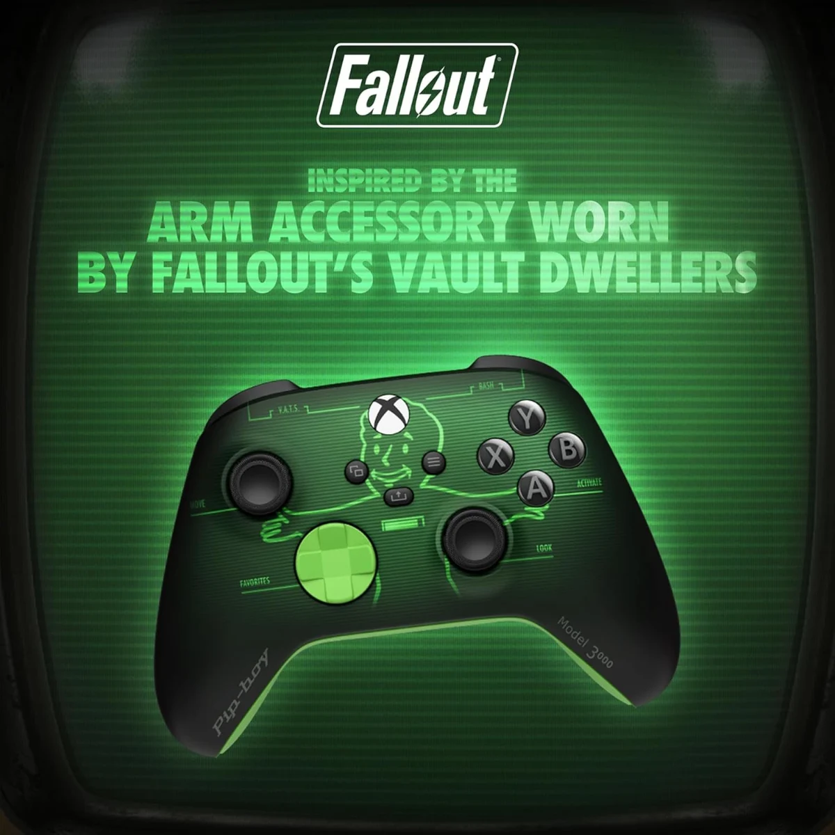 Microsoft Launches New Fallout Pip-Boy Xbox Controllers Worldwide