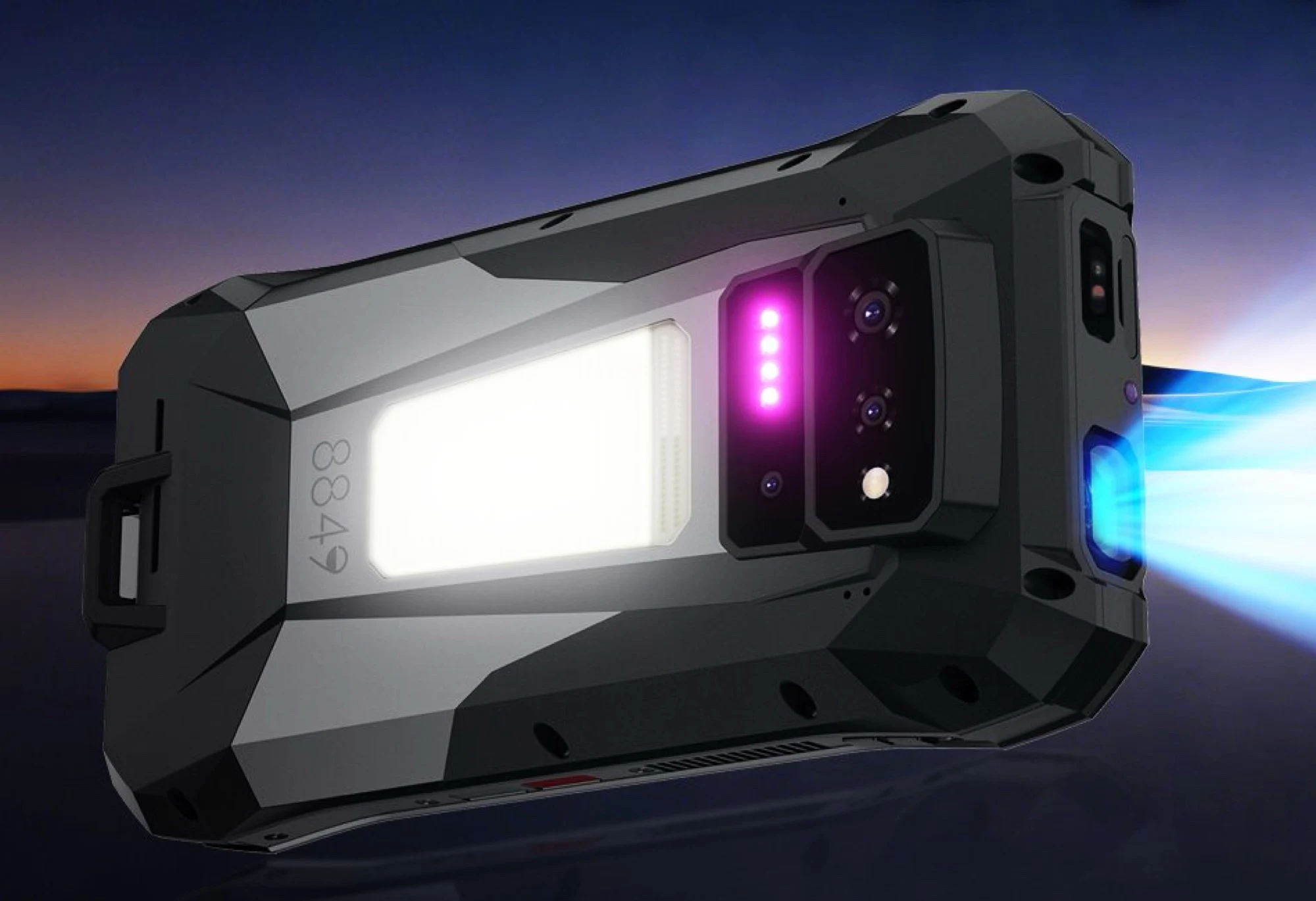 Tank X Smartphone: 1080p DLP Projector, 17,600mAh Battery, 16GB RAM