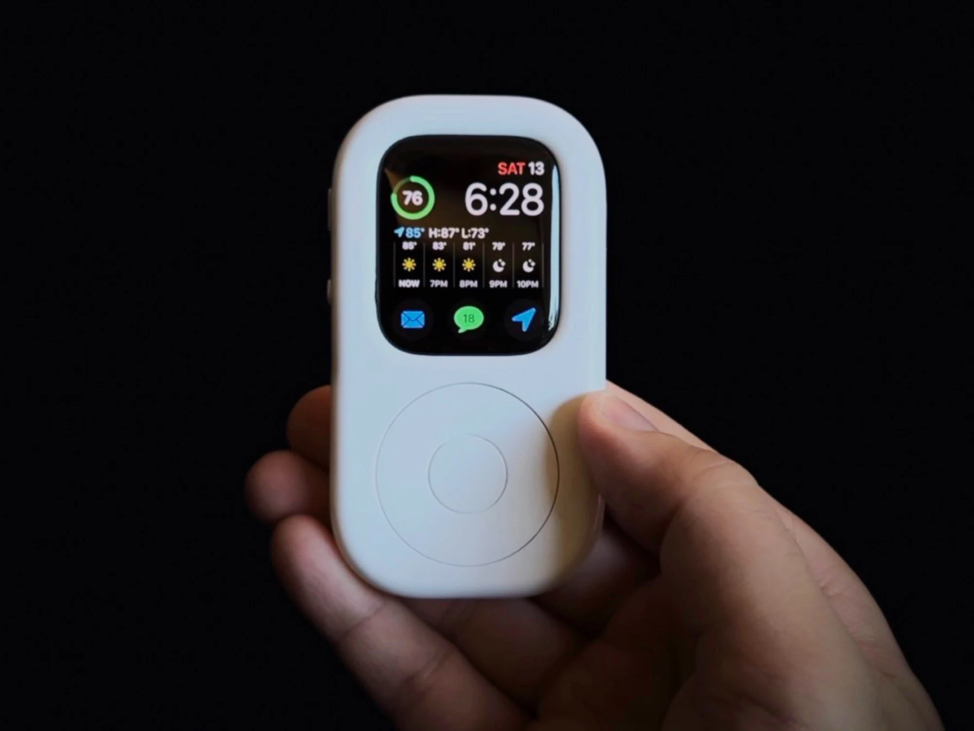 Apple Pin: Dual Cameras, Triple Microphones & Speaker in AirTag Shape