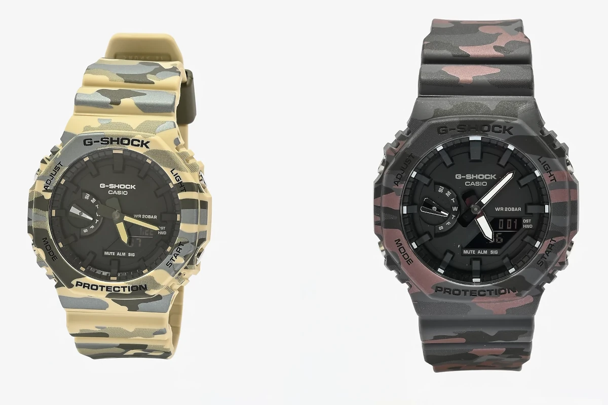Casio G-Shock GA-2100 Military Watches Now Available Before Launch