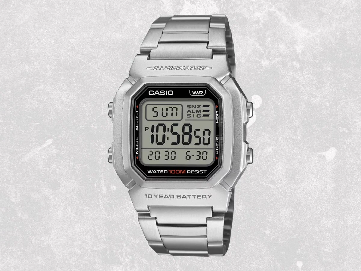 New Casio Square Digital Watch with Metal Strap Launching Worldwide
