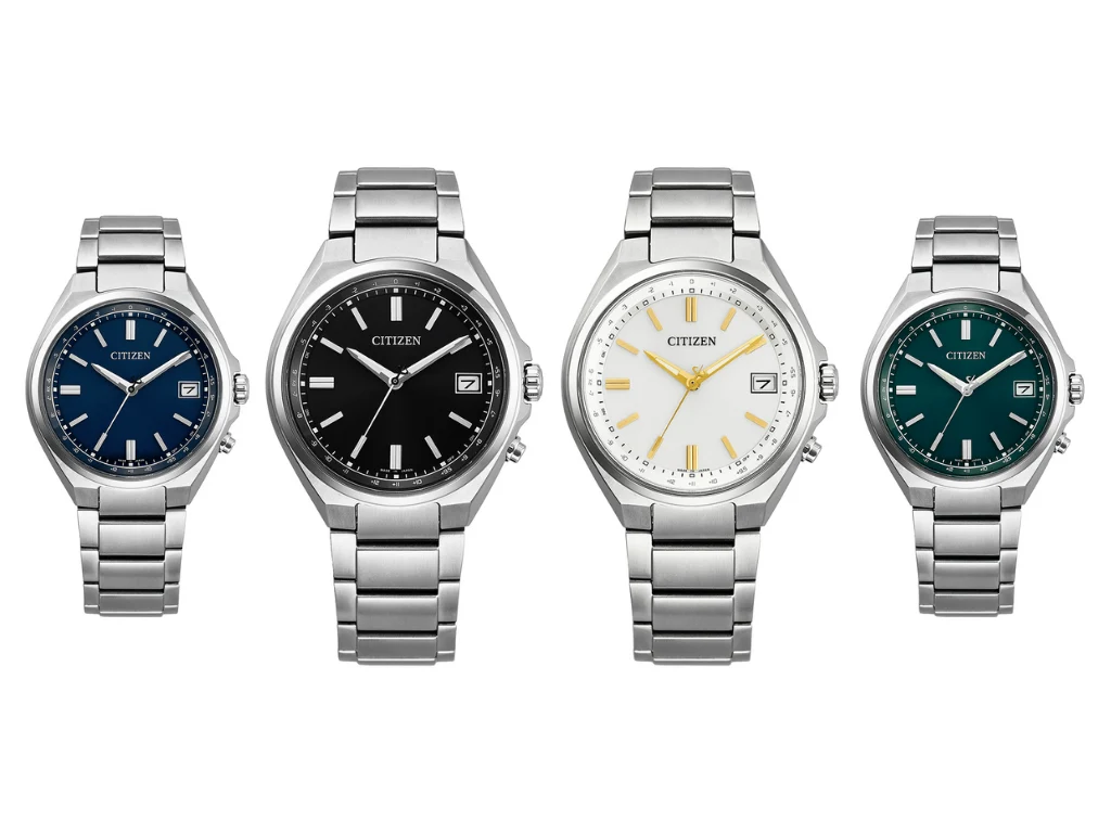 Citizen H149 Eco-Drive Watches: Quad-Model Compact Radio-Sync Series