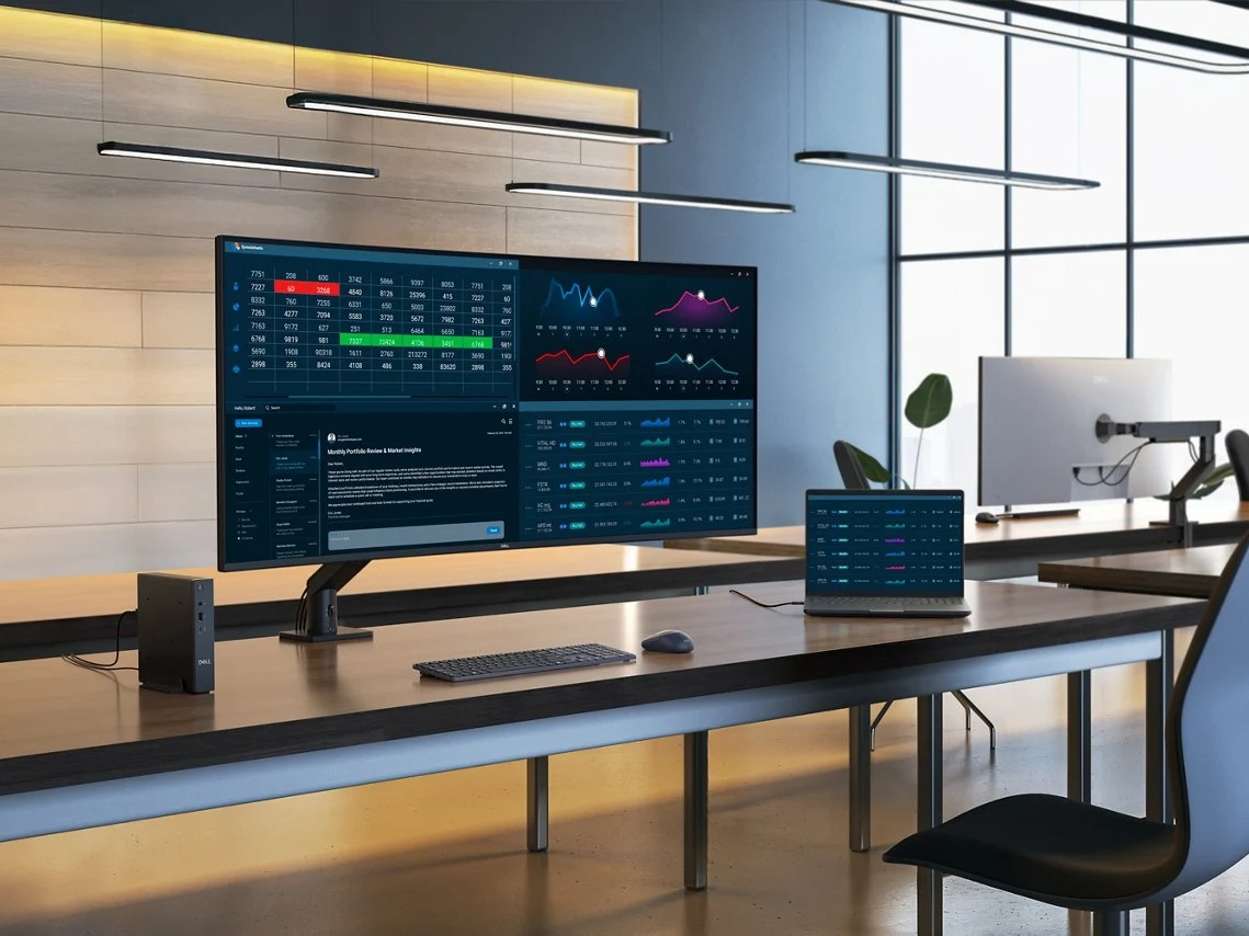 Upgrade to Dell UltraSharp 52 Thunderbolt Hub Monitor for Multi-Display