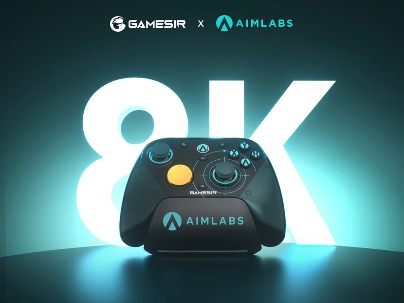 GameSir G7 Pro 8K Aimlabs Edition: 8000Hz Polling Rate & TMR Sticks