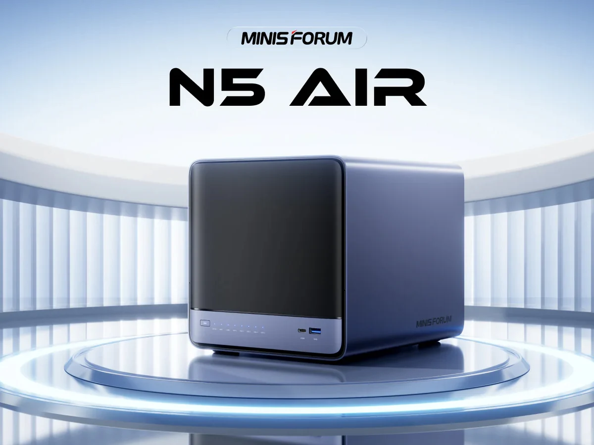 Affordable Minisforum N5 Air NAS with OCuLink and 144TB Support